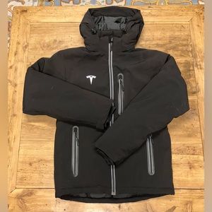 Official Tesla Motors hooded coat. Perfect condition.